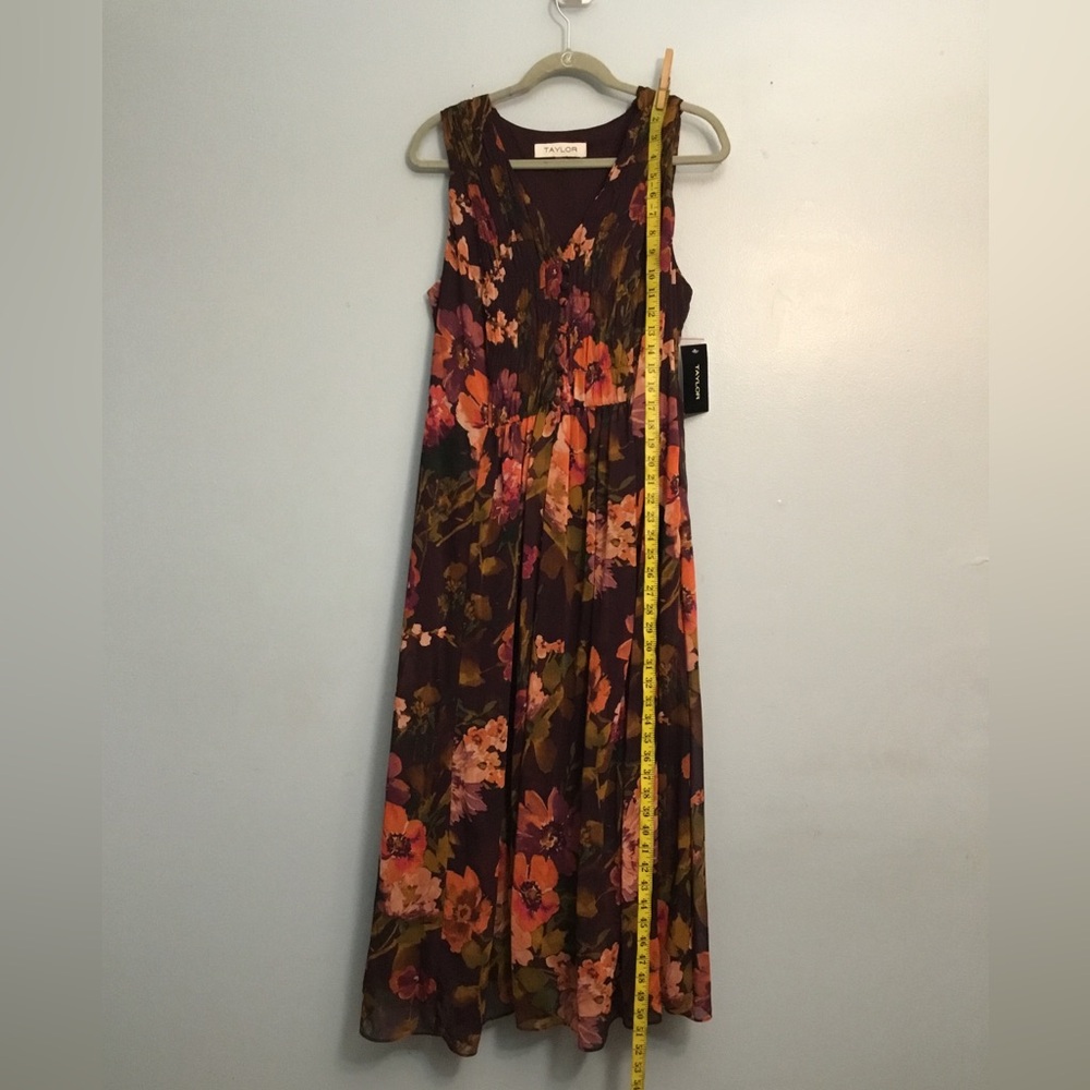 Taylor Multicolor Floral Maxi Dress